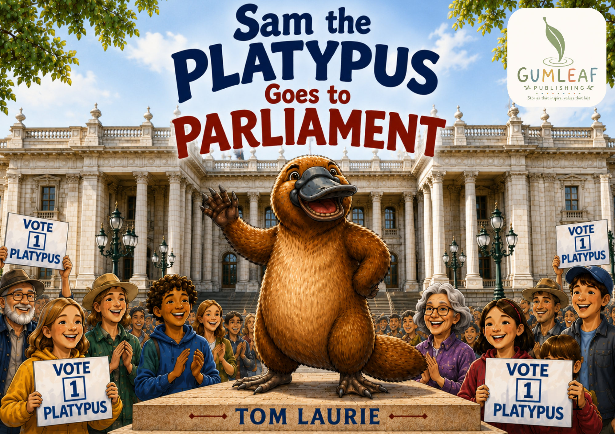 Placeholder for a featured book cover